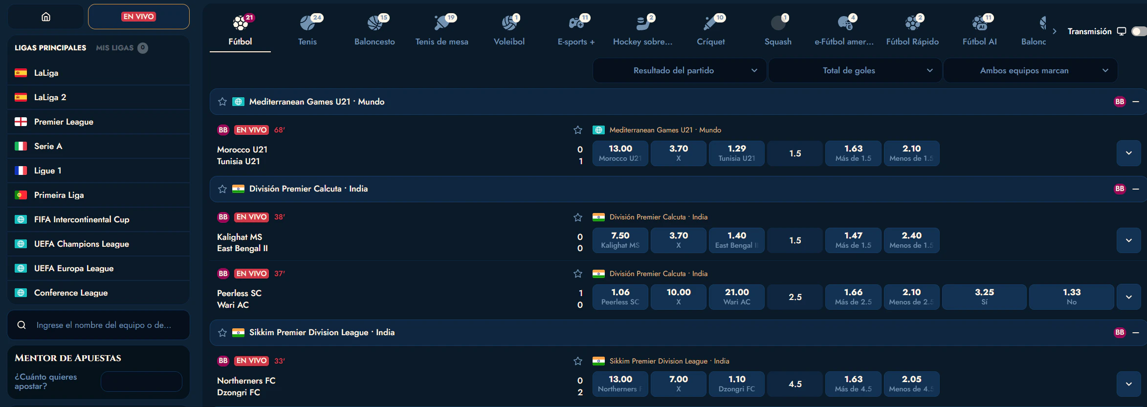 RichRoyal Casino apuestas deportivas y eSports